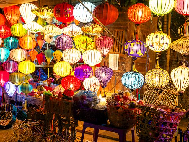 Lantern-lit lanes of Hoi An Ancient Town